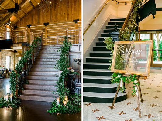 Wedding Staircase Decor