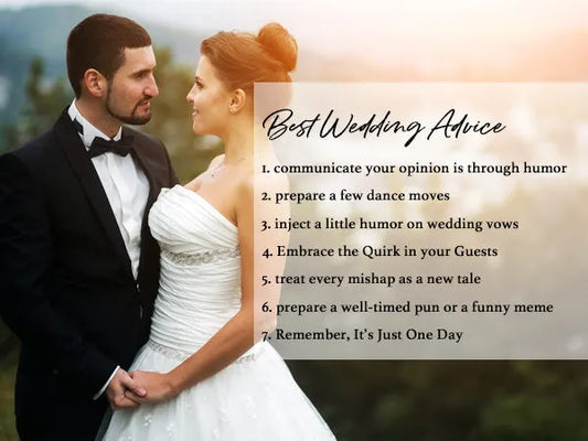 Funny Wedding Advice, wedding tips, best wedding advice