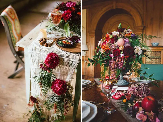 Top 8 Autumn Wedding Centerpieces Decor Ideas - Rosy Prints