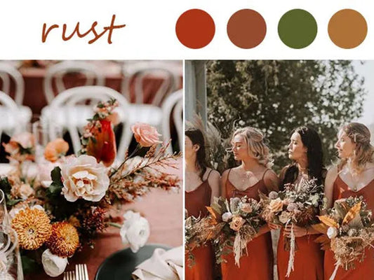 Fall Wedding Colors With Rust and Copper