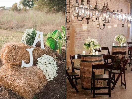 Rustic Wedding Decor, Rustic Themed Wedding