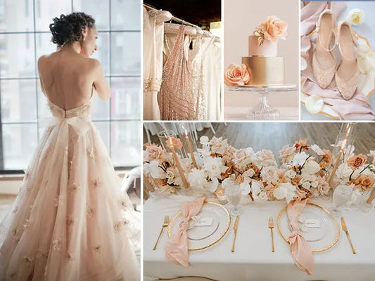 June Wedding Colors, peach wedding ideas