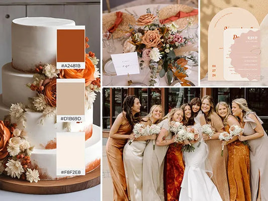 Burnt Orange Wedding Colors