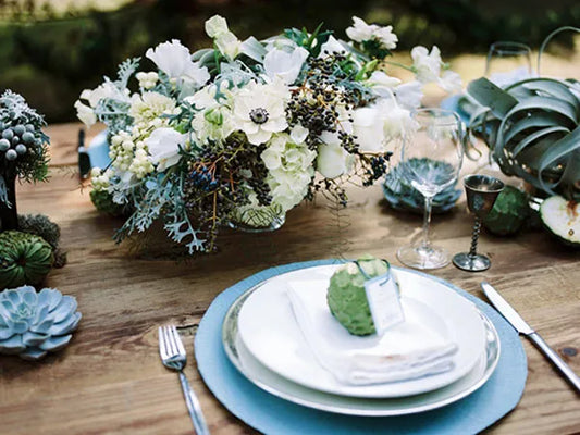 Dusty Blue Wedding Decoration Ideas to Inspire - Rosy Prints