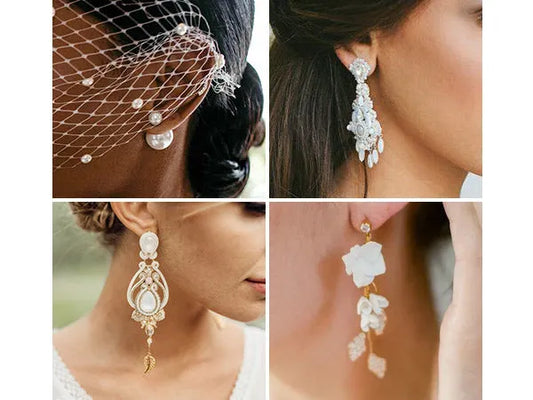 4 Elegant Bridal Earrings to Inspire 2025 Brides - Rosy Prints