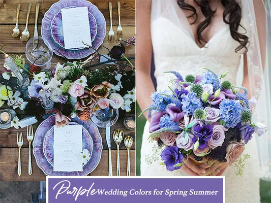 Purple Wedding Color Ideas for Spring Summer