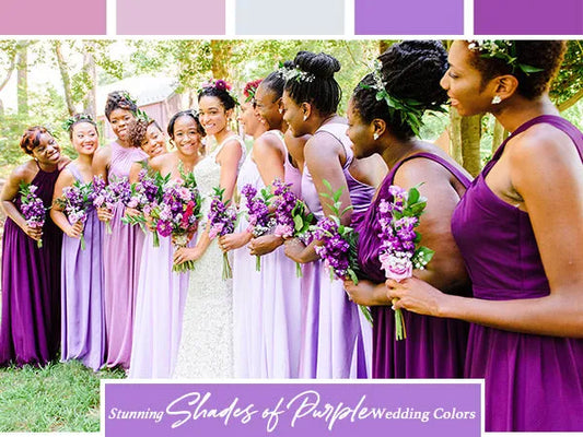 Shades of Purple Wedding