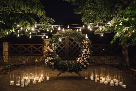 Rustic Wedding Ceremony Backdrop