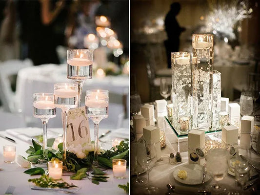 Candle Wedding Centerpiece, floral candle centerpieces, floating candle wedding centerpieces