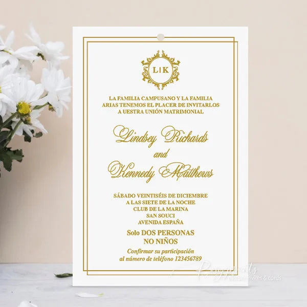 emerald green velvet wedding invitations with gold foil ROSYP50